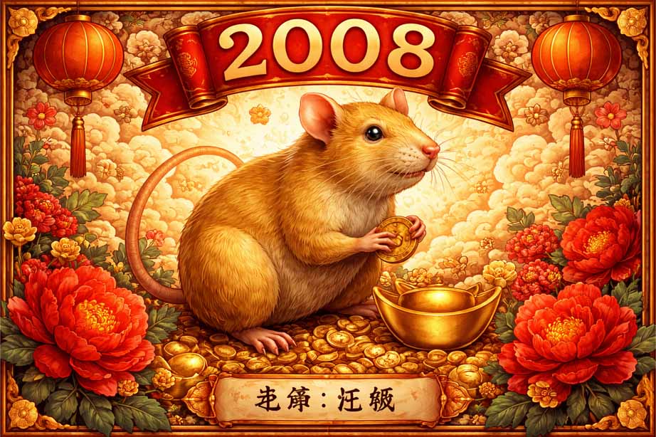 2008 рік якої тварини